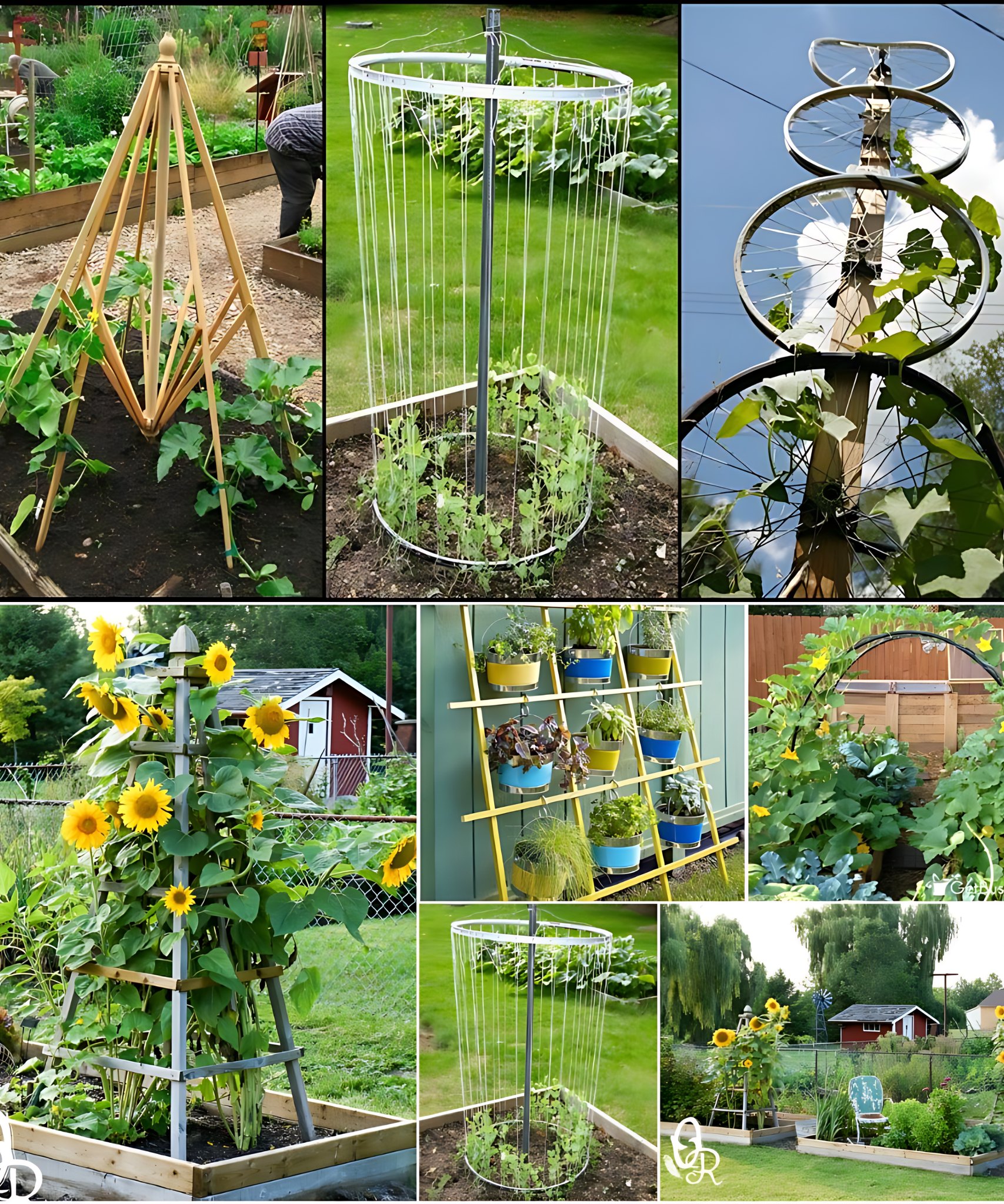 DIY Recycled Trellis Ideas For Your Garden🌱