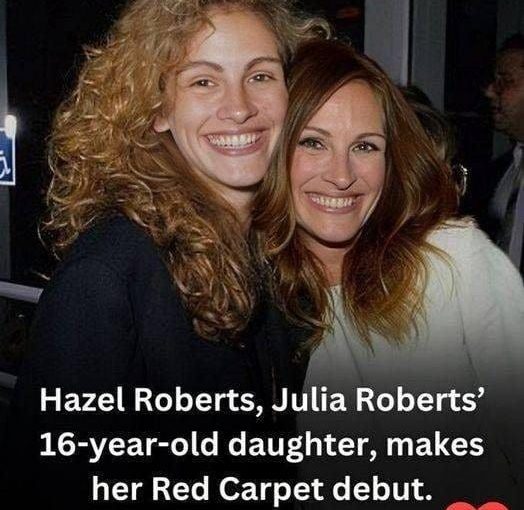 Julia Roberts’ 16-year-old daughter, Hazel Roberts, has her inaugural appearance on the Red Carpet.  