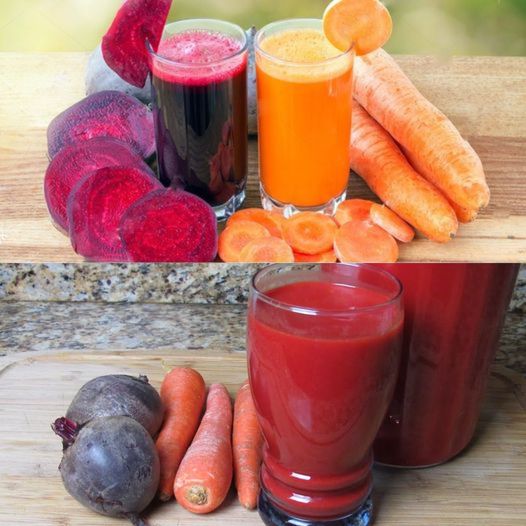 Drink carrot mixed beetroot juice for surprising benefits🌱